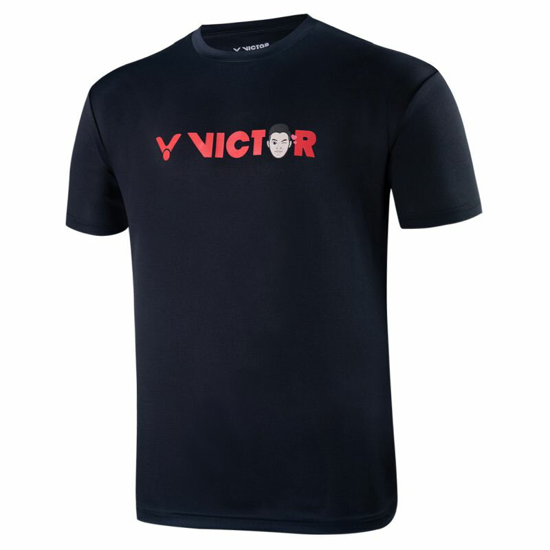 【ビクタースポーツ / VICTOR】Tシャツ ブラック XXLサイズ バドミントン ウェア /T-20056 [▲][ZX] 1