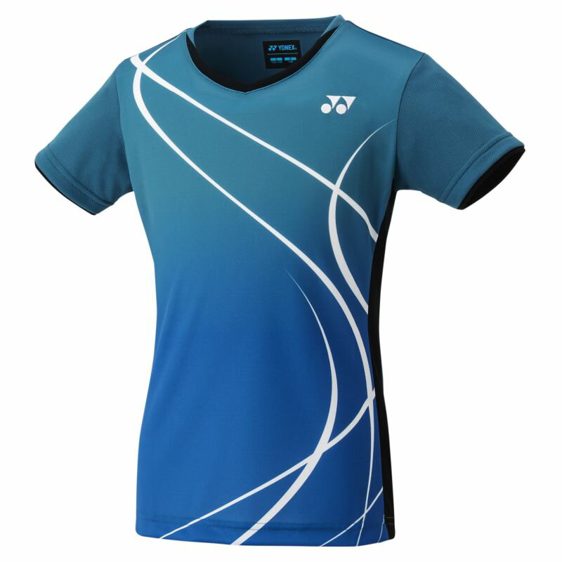 【ヨネックス / YONEX】ジュニアゲームシャツ ティールブルー テニス バドミントン ウェア ジュニア J130サイズ /206…