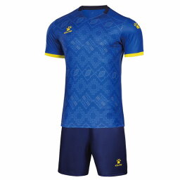 【トータス / KELME】トライバルプラクティスシャツ＆パンツセット ロイヤルスカイブルーxネイビー 2XL サッカー フットサル ウェア メンズ ユニ /8151ZB1006 [▲][ZX]