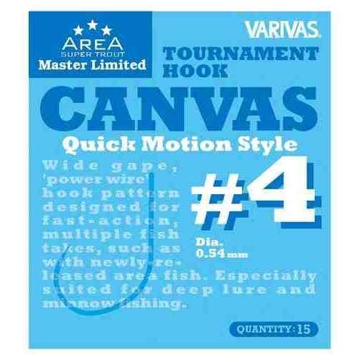 VARIVAS バリバス エリアマスターリミテッド トーナメントフック CANVAS -キャンバス- #4