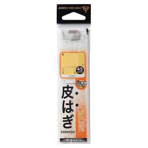 オチョボ口のハゲやベラなど、小さな口の魚をターゲットにする鈎です。 小さなエサを鈎先にチョンと刺すのがコツ。 品名コード: 11222 号数: 3 ハリス: 2 入数: 7