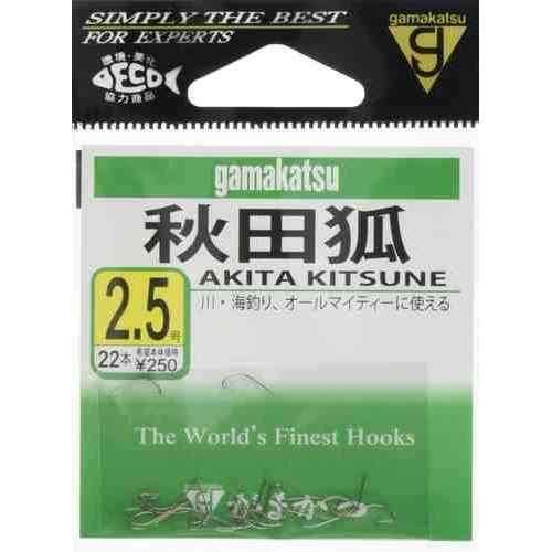 GAMAKATSU がまかつ バラ 秋田キツネ(茶) 2.5