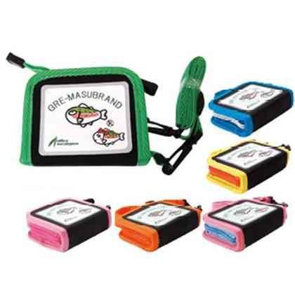 OFFICE EUCALYPTUSオフィスユーカリ グレ鱒ワレット #6 桃/桃