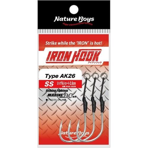 NATUREBOYS ネイチャーボーイズ アイアンフック AK26 シングルショート