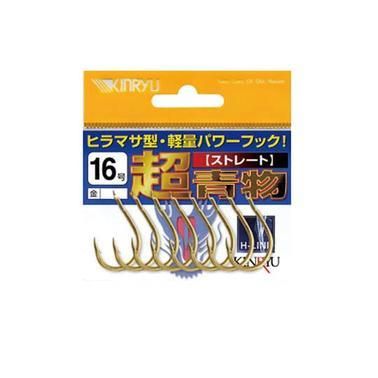 KINRYU 金龍鉤 超青物 ストレート 白 17号