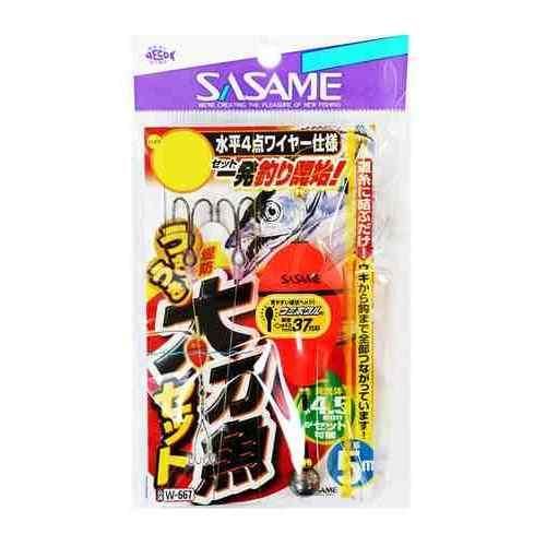 Rakuten - SASAME ささめ針 W-667 うきうき堤防タチウオ 水平4点ワイヤー M