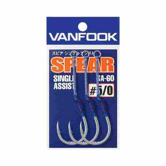 Rakuten - VANFOOK ヴァンフック SA-60 スピアシングルアシスト シルバー 6/0