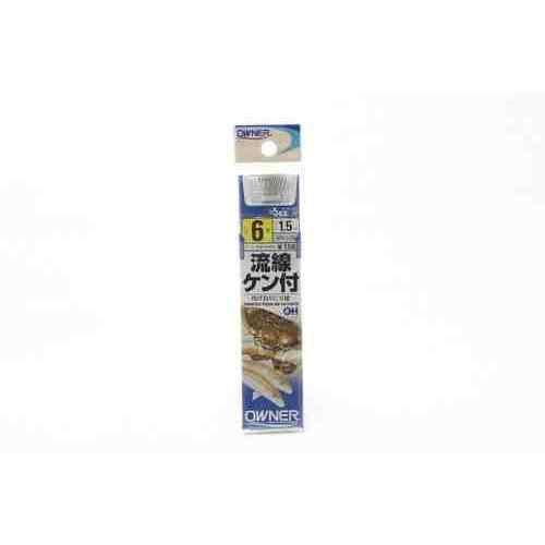 OWNER オーナーばり OH流線ケン付(糸付) 白 6号-1.5 20843