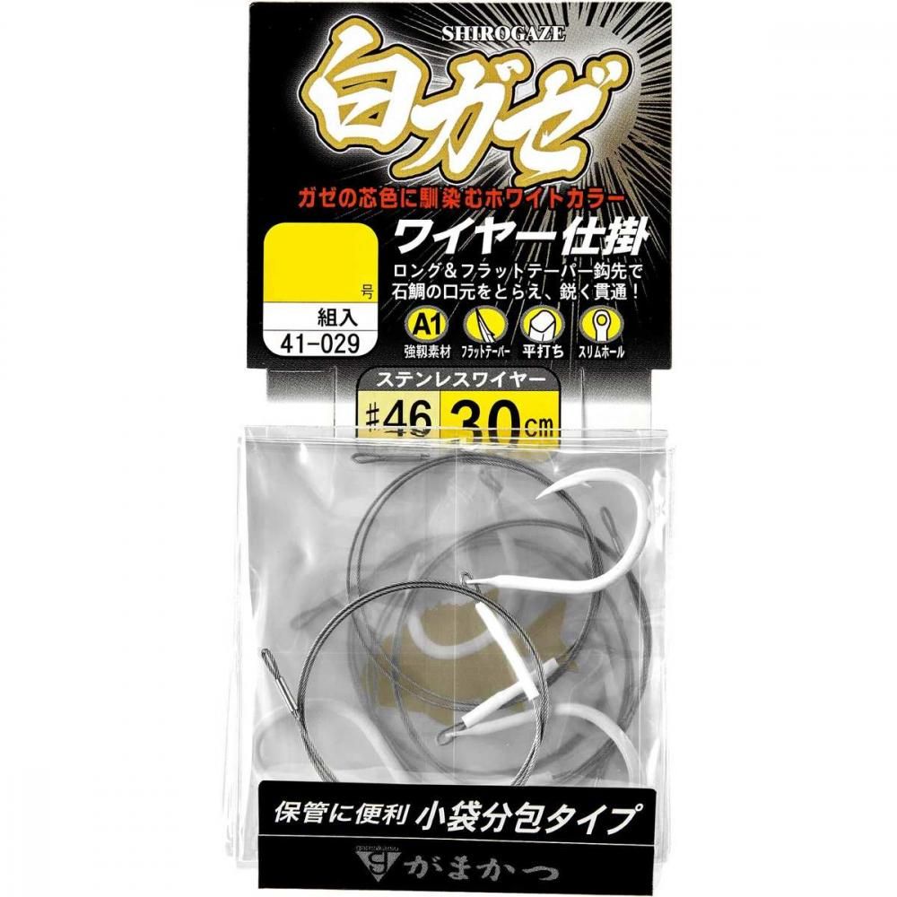 Rakuten - GAMAKATSU がまかつ 41029 白ガゼワイヤー仕掛 14-46