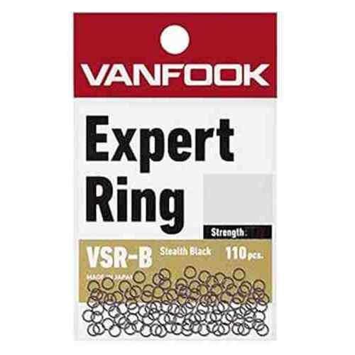 VANFOOK ヴァンフック VSR-B エキスパートスプリットリング #1 トーナメントパック110入 ステルスブラック