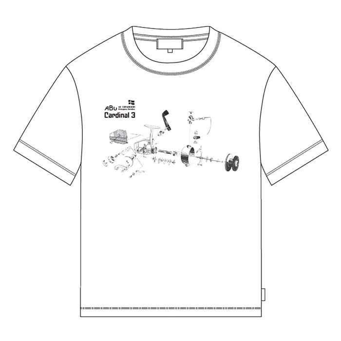 AbuGarcia アブガルシア バグオフ アブガルシア ショートスリーブT カーディナル WHT L