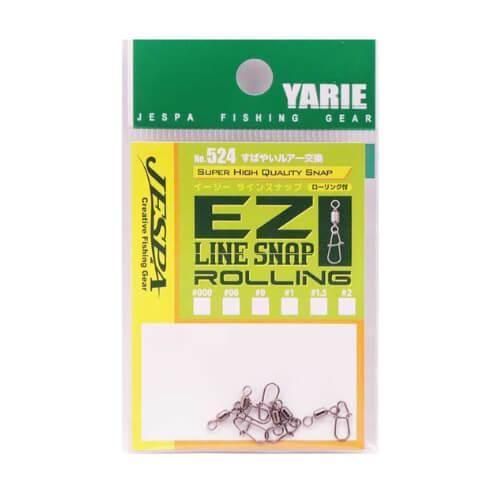 YARIE ヤリエ 524 EZラインスナップローリング付 黒 22Lb #0