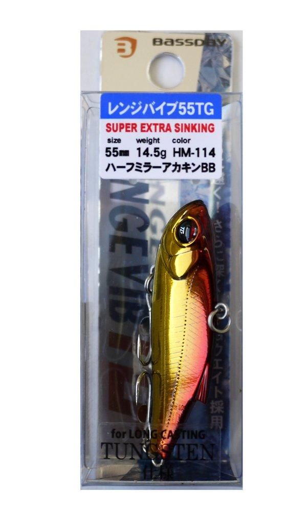 BASSDAY バスデイ レンジバイブ55TG MH114ハーフミラアカキンBB