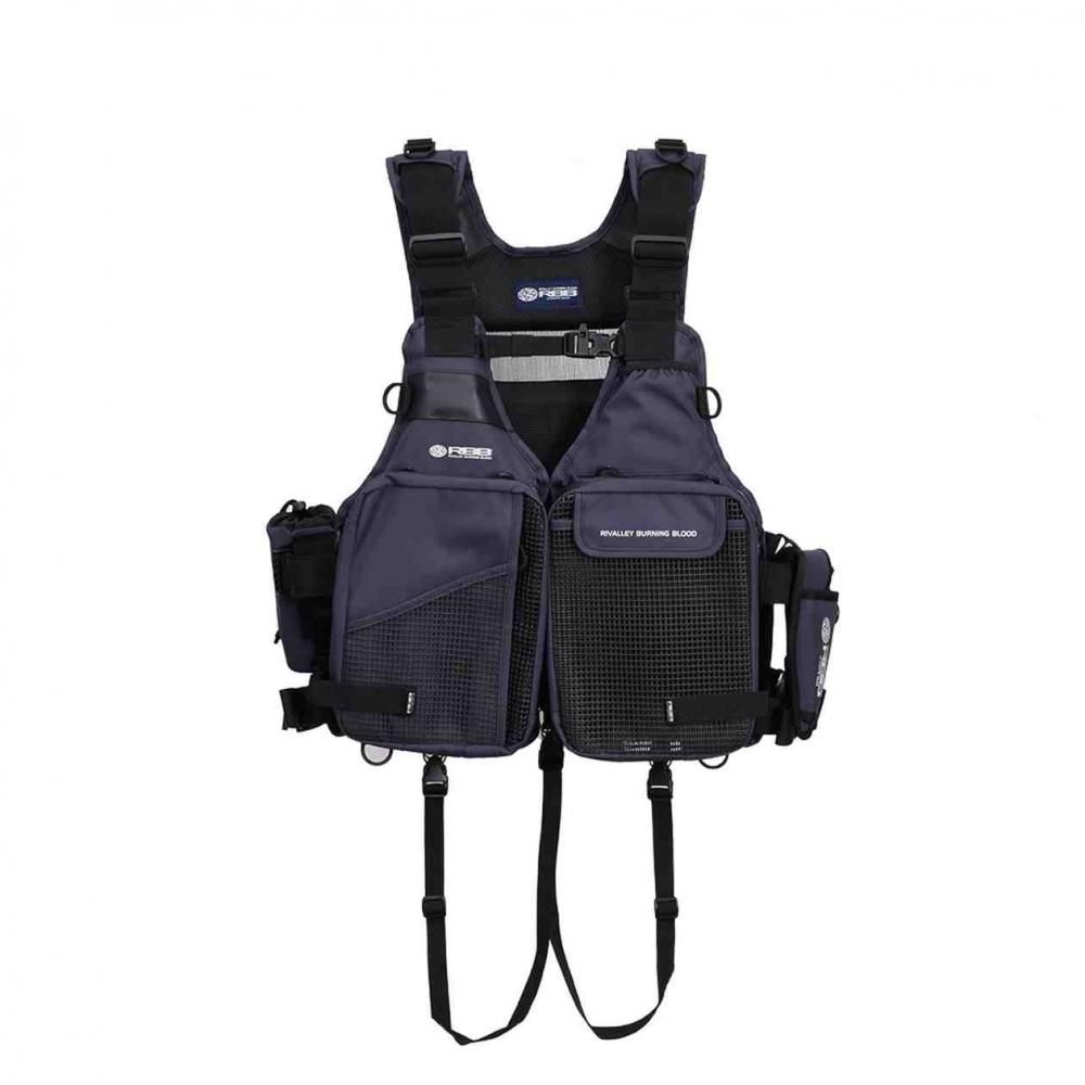 Sports, Outdoors - Rivalley リバレイ 7717 RBB ビックベイトゲームベスト チャコール F