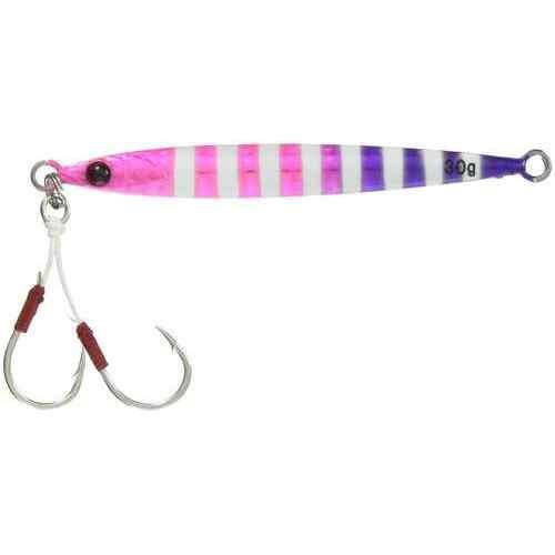 Jackall Bigbacker Jig/Slide Stick 30g Glow Pink & Purple / Lens Hologram