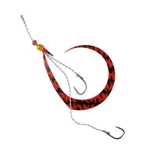 Lures - JACKALL ジャッカル ビンビンスイッチ キャンディ スペアラバーフックセット ロング F-0187 シマシマレッド
