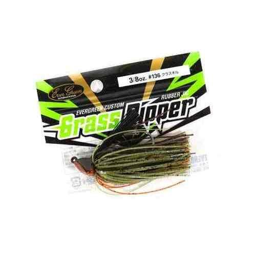 Evergreen Rubber Jig Grass Ripper 3/8oz #136 Glasgill