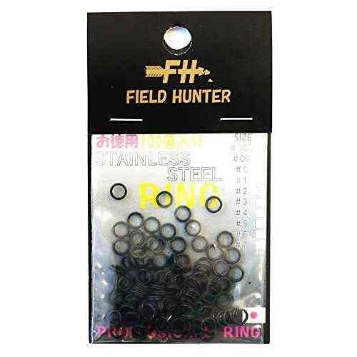 FIELD HUNTER フィールドハンター ステンレス リング お徳用ブラック #2
