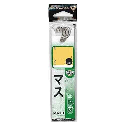 Rakuten - GAMAKATSU がまかつ 糸付 マス(茶) 7-0.8