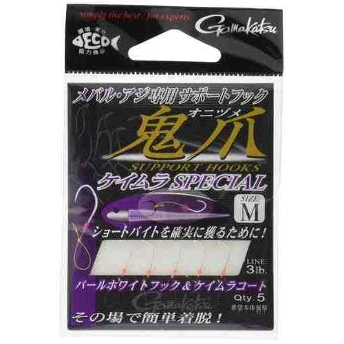 GAMAKATSU がまかつ バラ サポートフック鬼爪 ケイムラスペシャル M