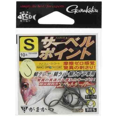 極限まで貫通性能を高めたチューンナップモデル。強度を持たせたフトコロと、ラインの滑りを防止する機構を搭載。 スパットテーパー採用で、刺さりの良さを重視 超尖鋭鈎先により、獲れなかったサイズを獲るパワーを実現 ブイヘッドがハリス強度を最大限発揮 鯛ラバ、鯛カブラ、テンヤの孫鈎として幅広い用途 スペック サイズ: S 入り数: 10本 カラー: シルバー系 メーカー品番: 68438
