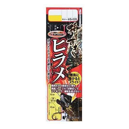 親鈎にヒラメが掛かると、孫鈎の方へスライドし、孫鈎のトレブルフックがしっかりとフォローします。これにより、バラシが激減します。 親鈎と孫鈎の2段構成 孫鈎はトレブルフックを使用 ヒラメの掛かりをサポート スペック 号数: 6 ハリス: 6 幹糸: 7 全長: 1.3m（捨て糸含む） 使用鈎: 管付チヌ（黒）、トレブル13（シルバー） サイズ鈎: 6号 カラー: 黒×シルバー メーカー品番: 42306-6-6