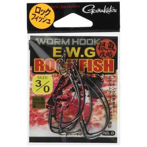 GAMAKATSU がまかつ バラ ワームフック EWG ロックフィッシュ #3/0