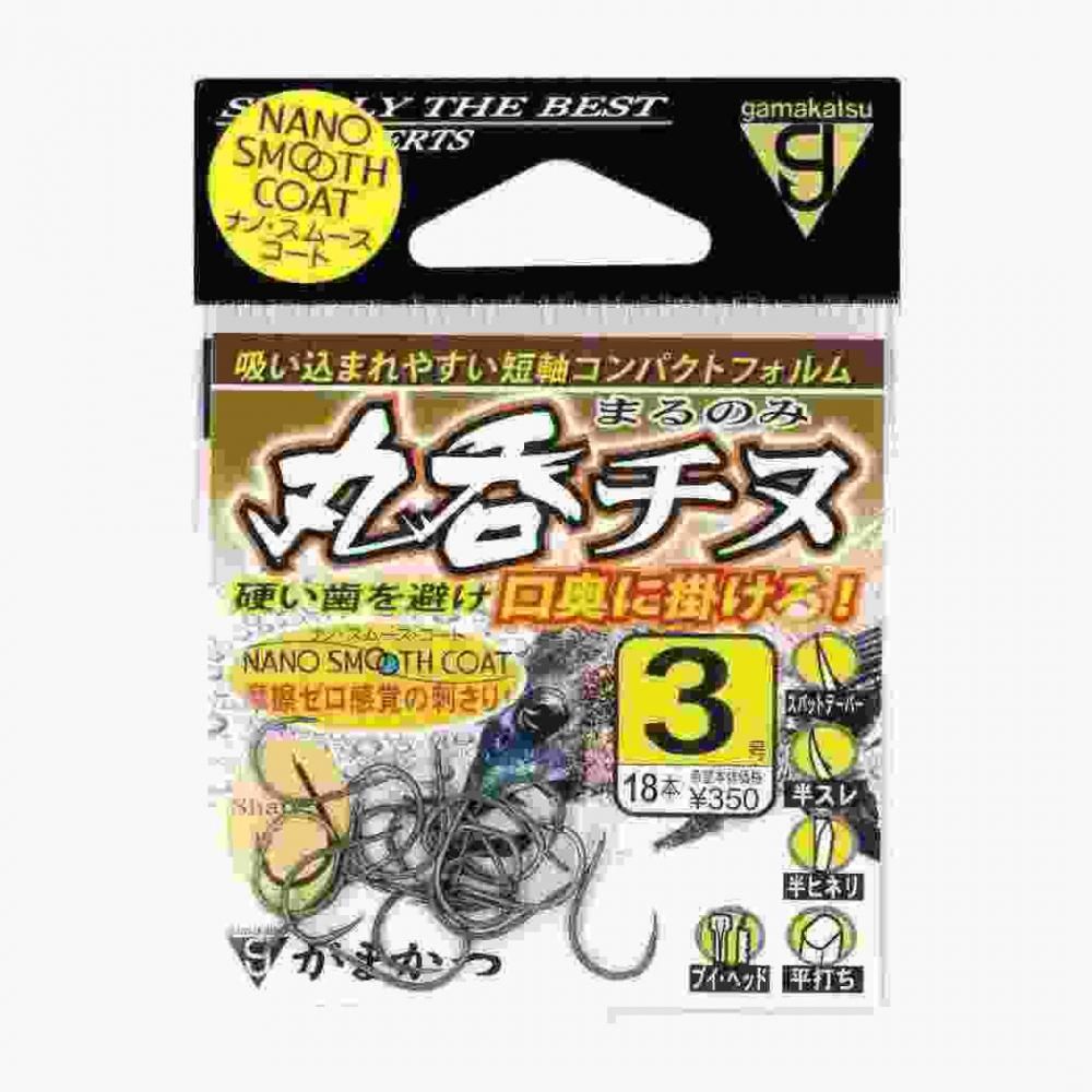 GAMAKATSU がまかつ バラ 丸呑チヌ(ナノスムースコート) #3