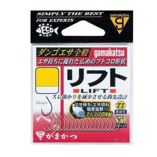 細軸、軽量鈎ながら、「ダンゴエサでしっかりと待てる」鈎をコンセプトに設計。 ヤラズ型を基本形状とし、フトコロを広く取り、鈎先を若干内向きに設定。 エサつけしやすく、ダンゴエサを包みこむようなフトコロ形状と強度抜群の「四角軸」が、ダンゴエサの持ちと合わせ時のエサ切れ性能を向上。 鈎先を内側へ入れることにより、スレ掛かりを減少。 高靱性素材「T1」を採用で鈎の変形を抑制。 チモトには「ブイヘッド」加工を採用し、結節強度をアップ。 タタキ部分にV字型の溝加工により、ハリスを軸のセンターで固定。 ハリスを押しつぶさず、結び目の回転を防止。 「ラインロックシステム」をプラスし、安心と信頼の結び強度を確保。 フトコロ四角軸でエサ持ちの良さ、エサ切れの良さ、フトコロ強度アップを高次元で実現。 T1高靭性熱処理製法を導入し、「高強度=高硬度・高靭性(粘り)」を高次元に実現。 品名コード: 68614号数: 5入数: 18