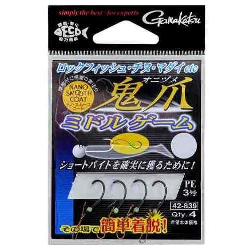 GAMAKATSU がまかつ サポートフック鬼爪 ミドルゲーム L