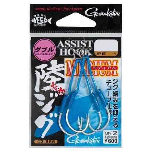 GAMAKATSU がまかつ アシストフック 陸ジグ ミディアム ダブル 42-866 1/0