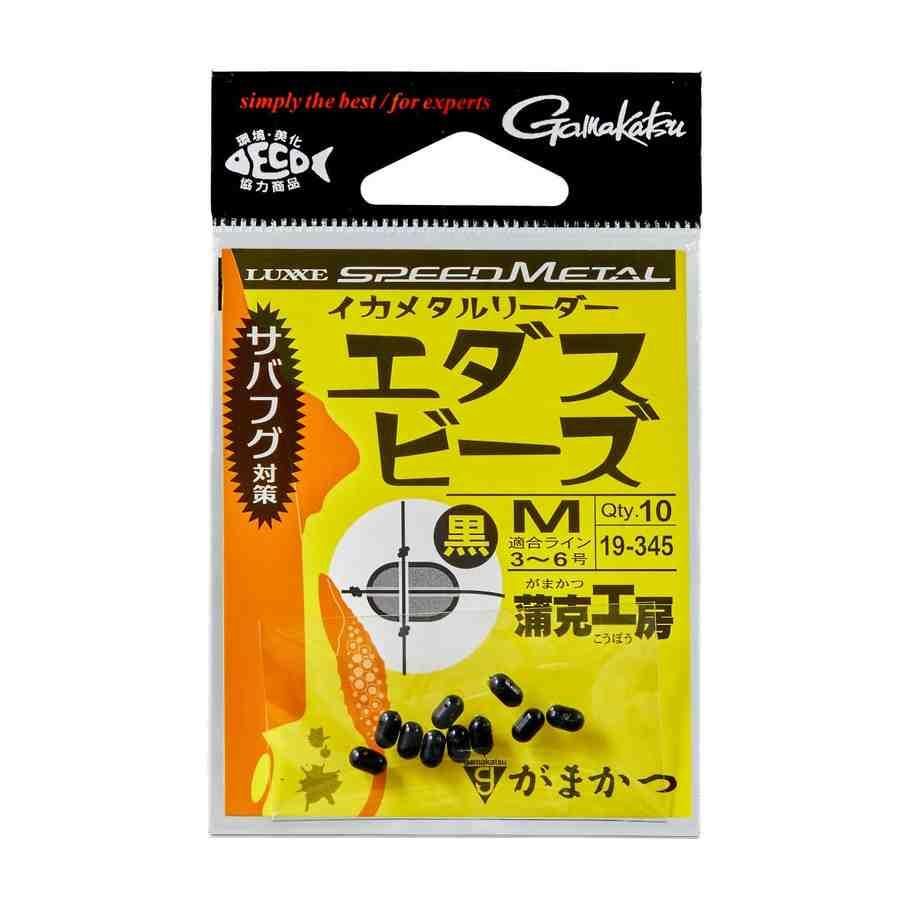 GAMAKATSU がまかつ イカメタルリーダー エダスビーズ 黒 M