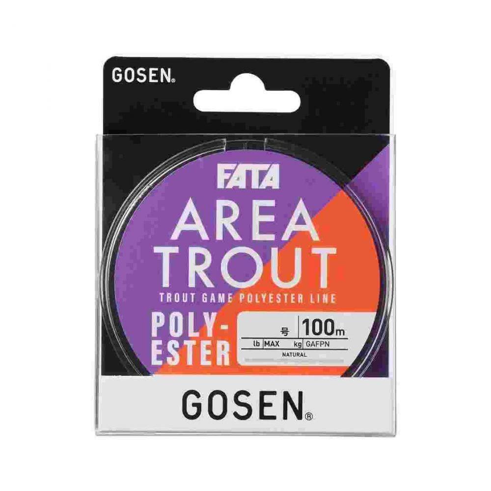 GOSEN ゴーセン FATA エリアトラウト ポリエステル 0.25号/1.3Lb