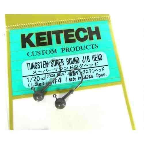 Lures - KEITECH ケイテック スーパーラウンドジグヘッド 1/32oz #2
