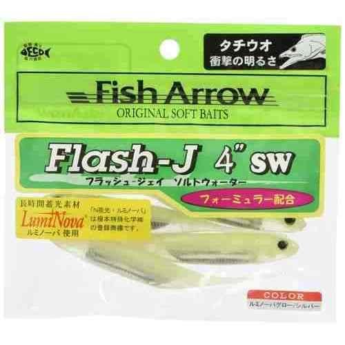 Rakuten - Fish Arrow フィッシュアロー フラッシュJ 4 SW #L134 ルミノーバグロー/S