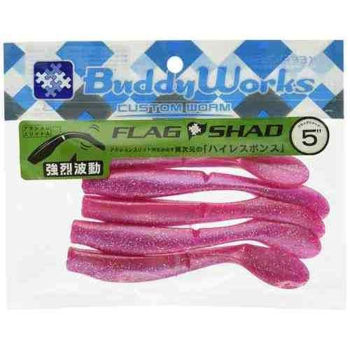 Buddy Works Flag Shad 5 PPK Passion Pink