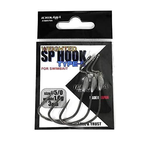 仕様表 SP HOOKをウエイテッドチューンした「WEIGHTED SP HOOK」 ジャークベイトに特化したバランス設定の「TYPE-J」 スイムベイトに特化したバランス設定の「TYPE-S」 フックサイズによってウエイトの重量を変えたこだわりのバランス設定 ICHIKAWAFISHING WEIGHTED SP HOOK TYPE-S サイズ: #1/0 ウエイト(g): 1 パック: 4