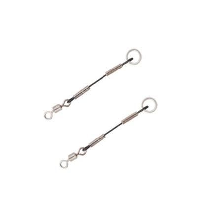 コンパクトで強度のある釣具。 タイプB 直径: 0.65mm 強度: 16～18kg 2本入り サイズ: 3cm スペック 直径: 0.65mm 強度: 16～18kg サイズ: 3cm 入数: 2本