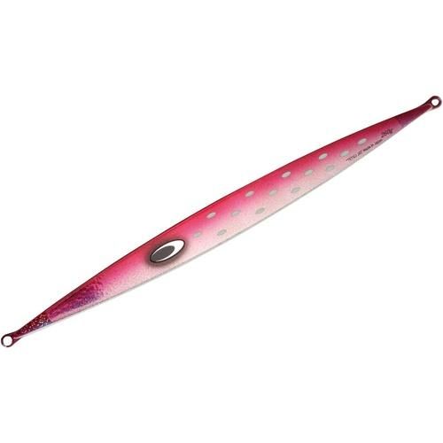 サイズ: 260g材質: 鉄、ステンレスカラー: スクイッド センターバランス・左右非対称のハイレスポンス フォルムと比重、絶妙なバランスが相まって比類なきスライドのしやすさとスピードを生むジグ 鉄の比重の軽さが鉛のジグにはない絶妙の間を水平姿勢で作り出す ジグが失速するまでの時間が長くとれるので喰わせの間が取りやすい 比重の軽さを感じさせないフォールスピードと軽快な操作性を実現