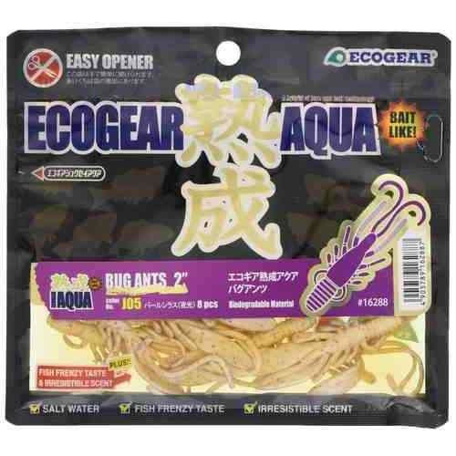 ECOGEAR エコギア 熟成アクア バグアンツ3.3 J05 パールシラス(夜光)