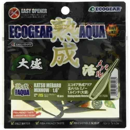 Ecogear Jukusei Aqua Katsuo Mebaru Minnow 1.6 J15 Ko Iwashi Pro Blue (Glow)