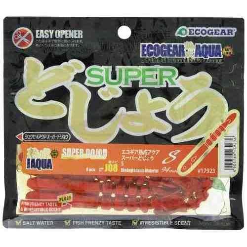 ECOGEAR エコギア 熟成アクア スーパーどじょう M J08 赤エビ