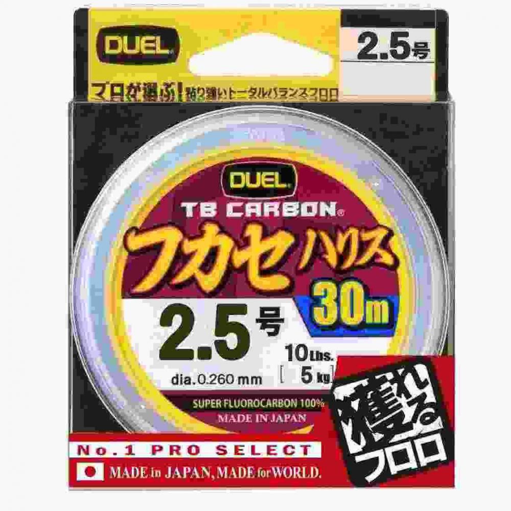 粘り強さとトータルバランスを兼ね備えたフロロカーボンライン。 耐摩擦性、耐ショック性、耐久性に優れた強度 透明性が高く、長時間使用しても白濁しにくい 必要な長さで糸がピタッと止まるジャストストッパーPATENT付き スペック サイズ: 10Lbs. 参考号数: 2.5号 標準強力: 5kg AVE: 0.260mm 長さ: 30m カラー: ナチュラルクリア