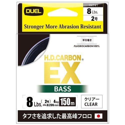 DUEL デュエル H.D.カーボンEX BASS 150m 8Lbs H4741