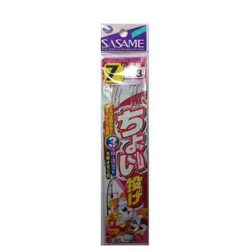 SASAME ささめ針 K-002 チョイ投3本針 7号1.5