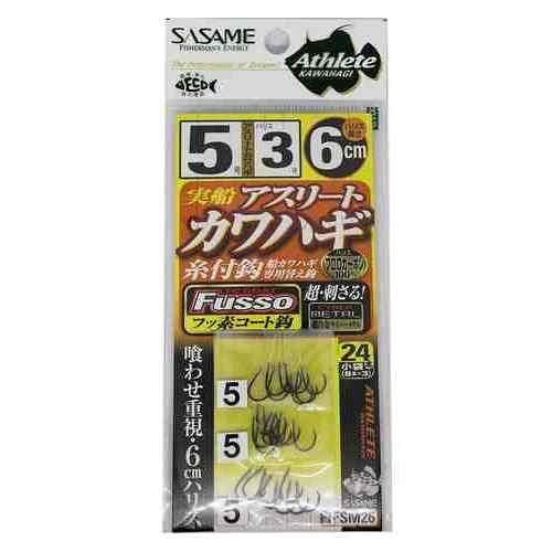 SASAME ささめ針 FSM26 実船カワハギ24本鈎6cmフッ素5