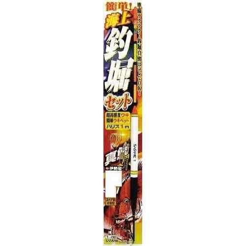 海上釣掘の真鯛釣りに対応した本格的な仕掛けがセットされています。 超高感度ウキを採用 簡単に取り扱えるウキペット付き クッション付きオモリ スピアー鈎2本が含まれています スペック 号数: 11号 ハリス: 4号 カラー: 金 全長: 2.0m 入り数: 1セット