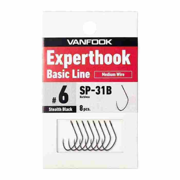 VANFOOK ヴァンフック SP-31B スプーンエキスパート ベーシックライン ハーフパック ステルスブラック #8/ #6