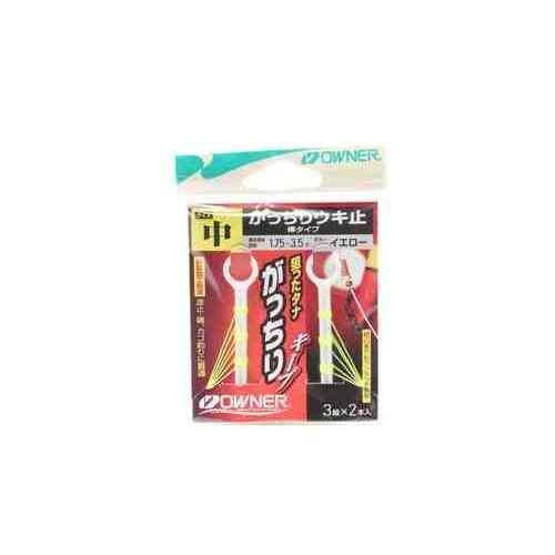 ウキ止め結びを簡単に行える仕掛用アクセサリー。 道糸を溝に通し、ウキ止めを引き抜いて締め込むだけで使用可能 初心者でも手軽にウキ釣りを楽しめる設計 スペック 号数: 中 適合道糸号数: 1.75～3.5 魚種: チヌ、グレ、真鯛 カラー: イエロー