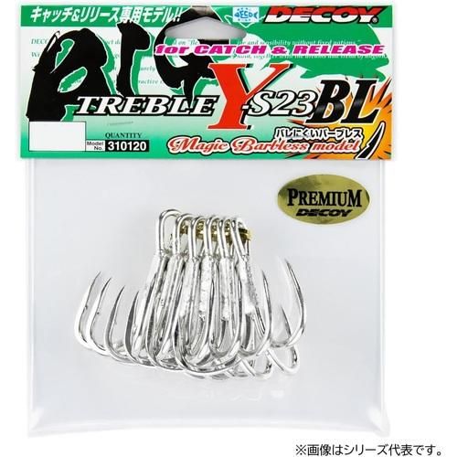 DECOY デコイ Y-S23BL ビッグトレブルBL #8/0